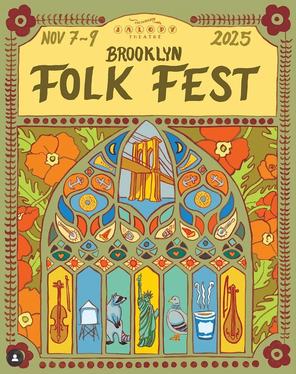 &ldquo;Diverse, spontaneous, countercultural, and trenchant... One of the most vital and spiritually sound folk-music events in the country.&rdquo; - Amanda Petrusich, The New Yorker Magazine

The @brooklynfolkfest presents the best in American and w