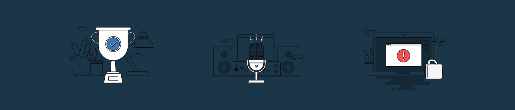 Illustrations and animation played a crucial part in making the brand and the voice of the app come to life. (Illustrations by myself and Peter Vachon)