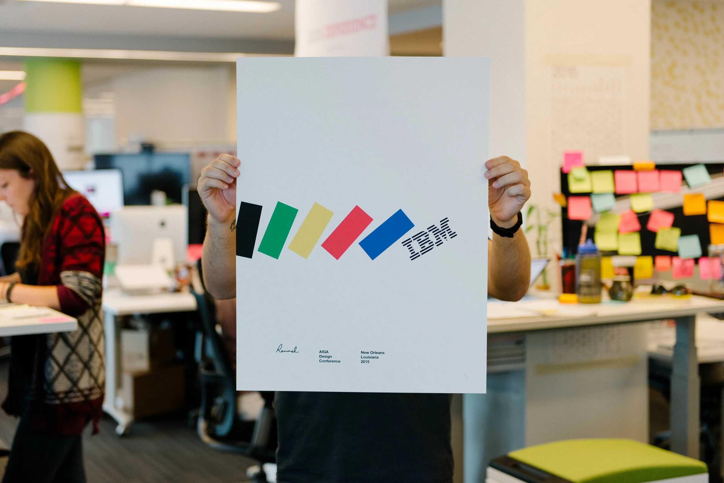 Our poster for the AIGA National Design Conference in New Orleans, really a "coming out party" for IBM's revitalized design practice.