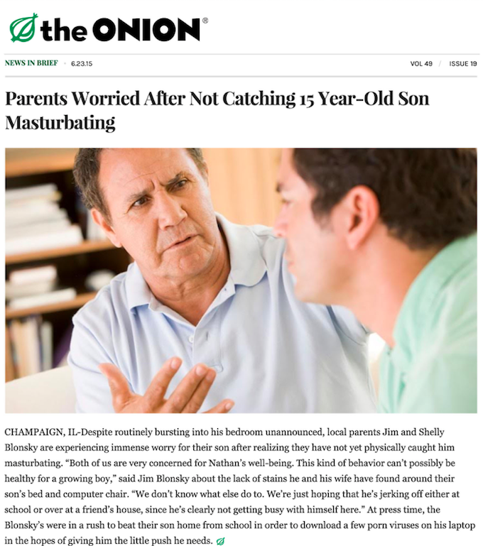 The Onion Corywframe