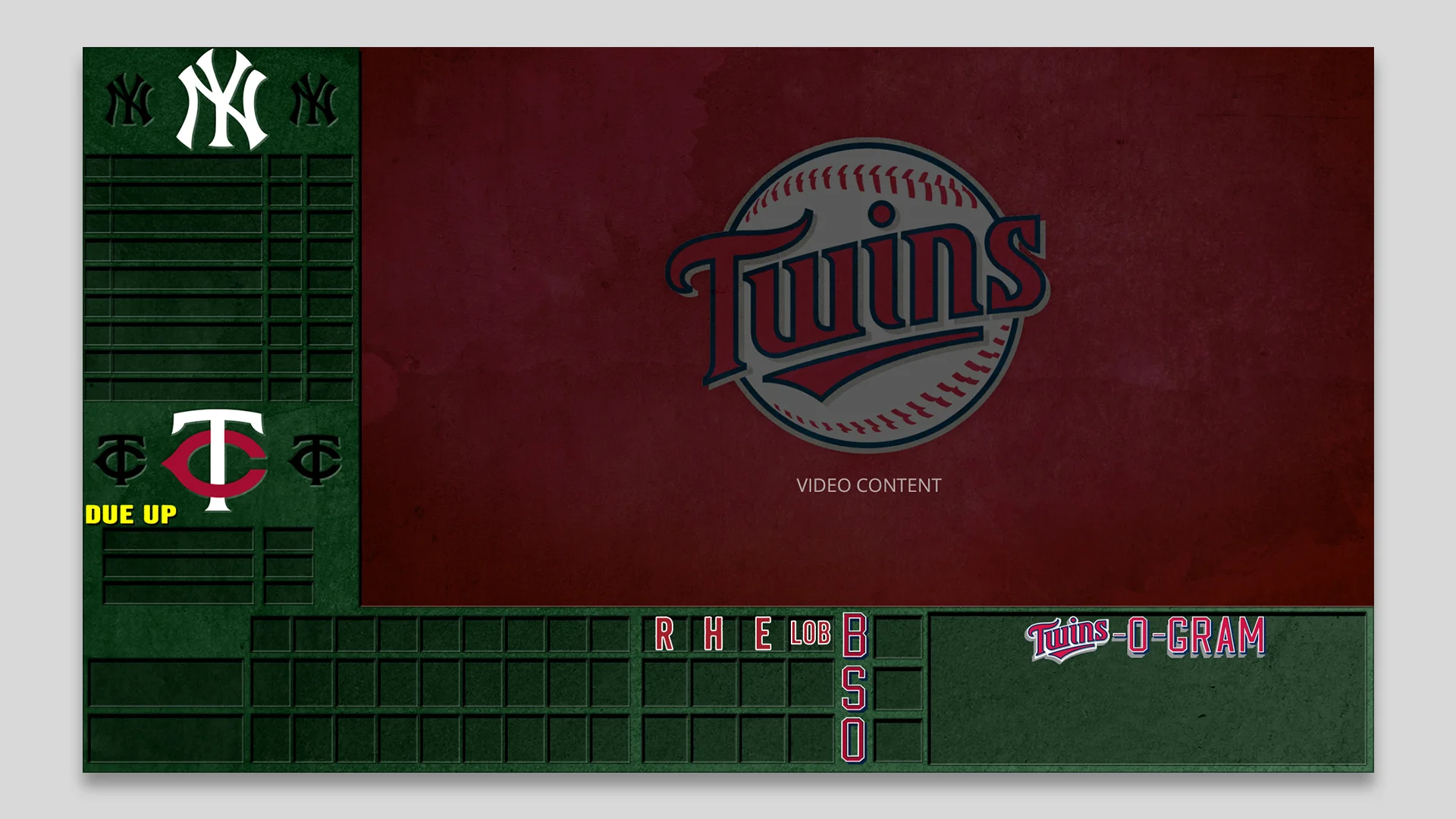 Regular Gameday Scoreboard Stats (Before)