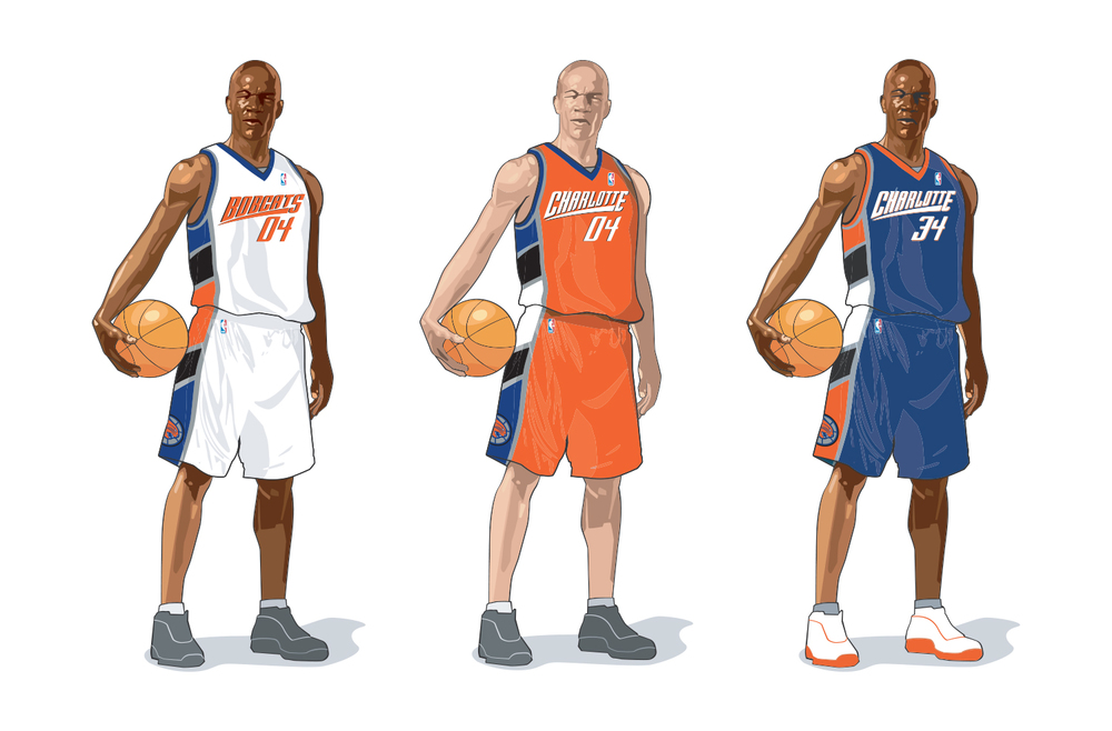 Charlotte Bobcats release new jersey designs 