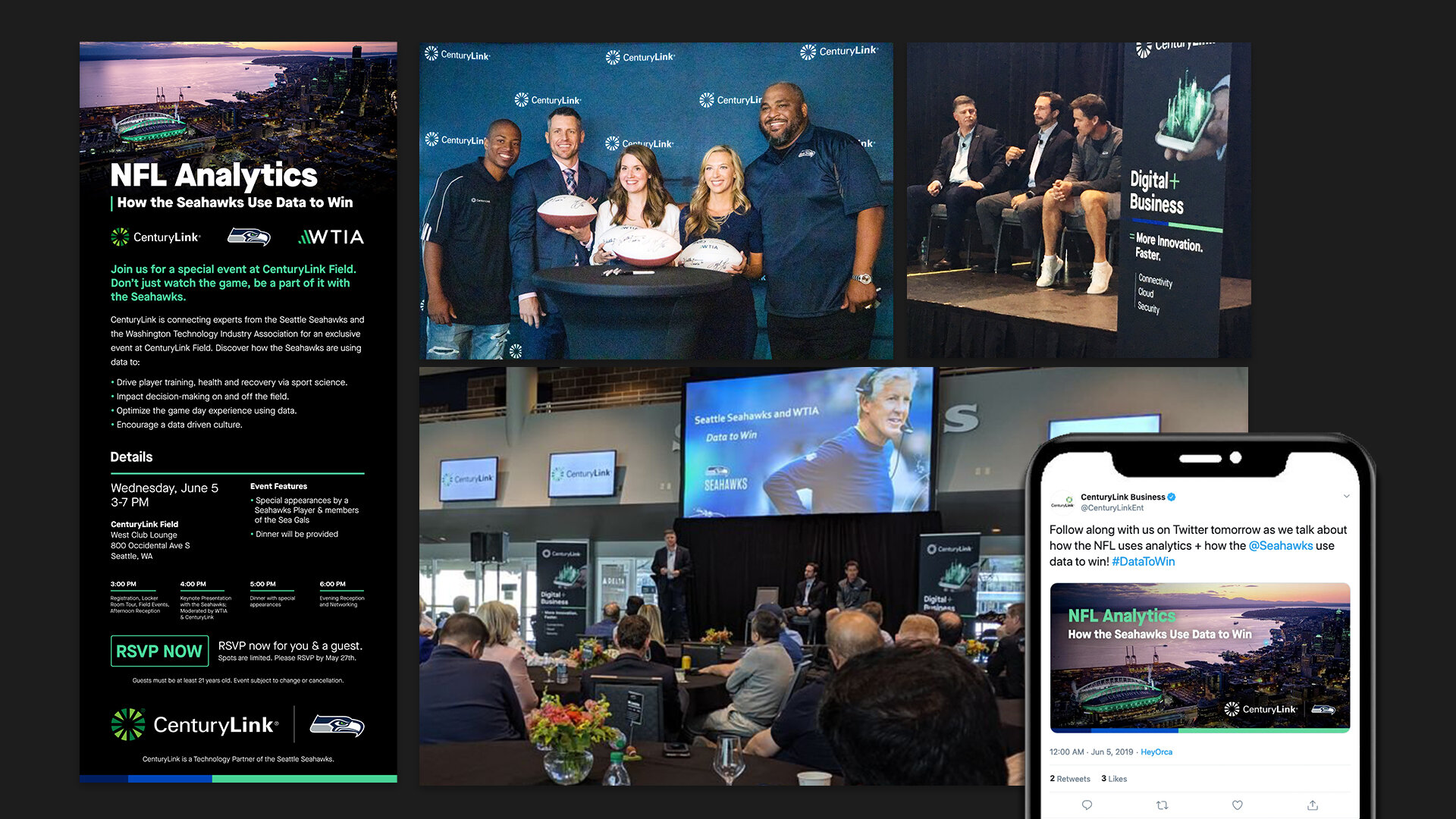 CenturyLink + Seahawks B2B Tech Summit