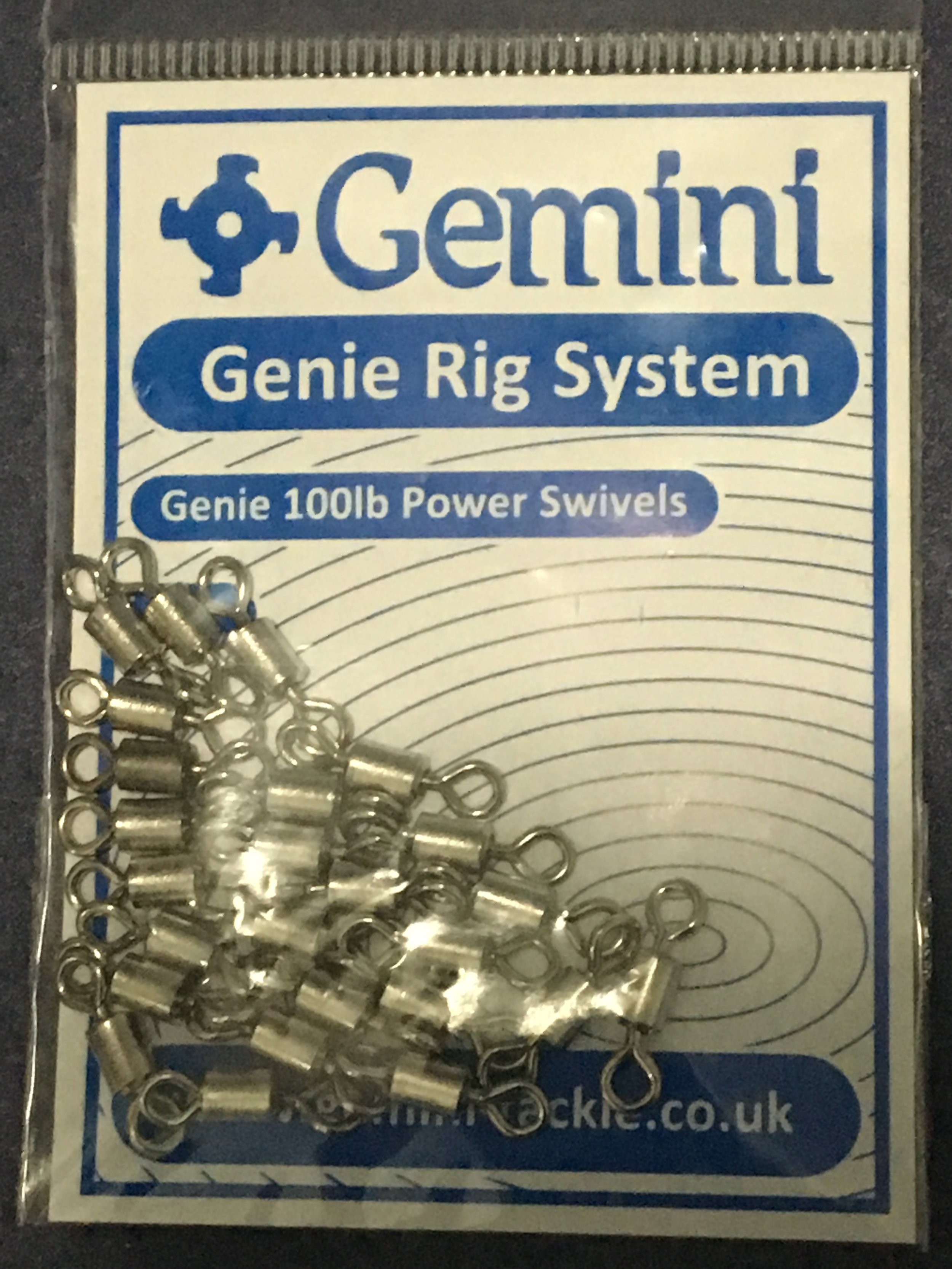 Genie 100lb Power Swivels Gemini Rig System 25's 