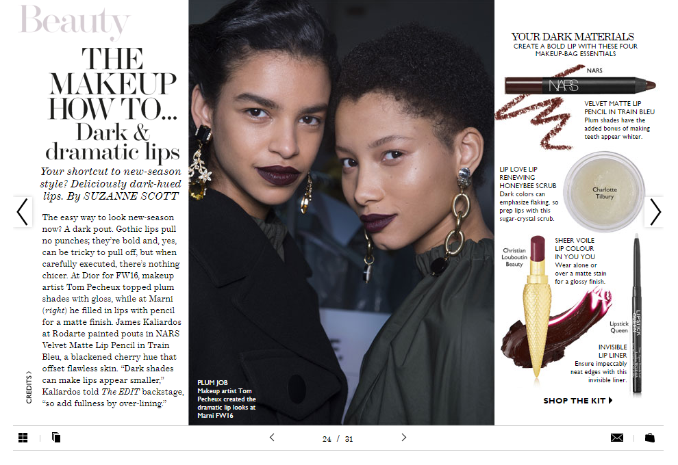 Get The Look Dark and Dramatic Lips 18th August 2016.PNG