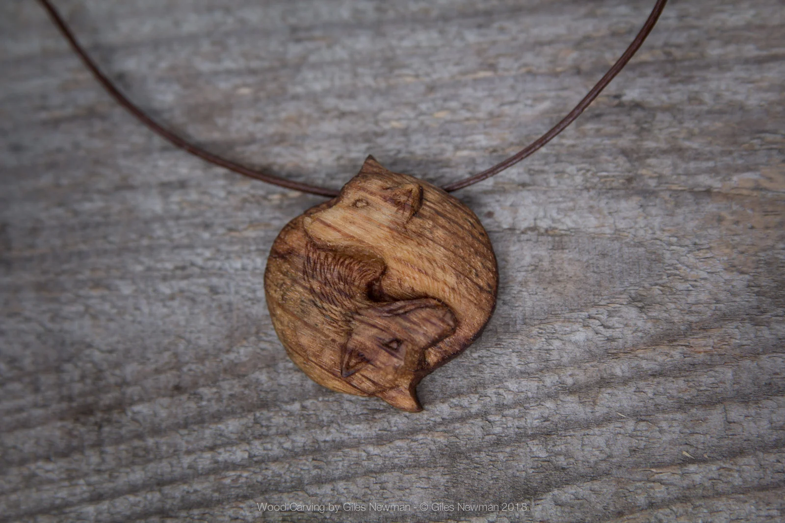 Hand Carved Wooden Jewellery — Giles 