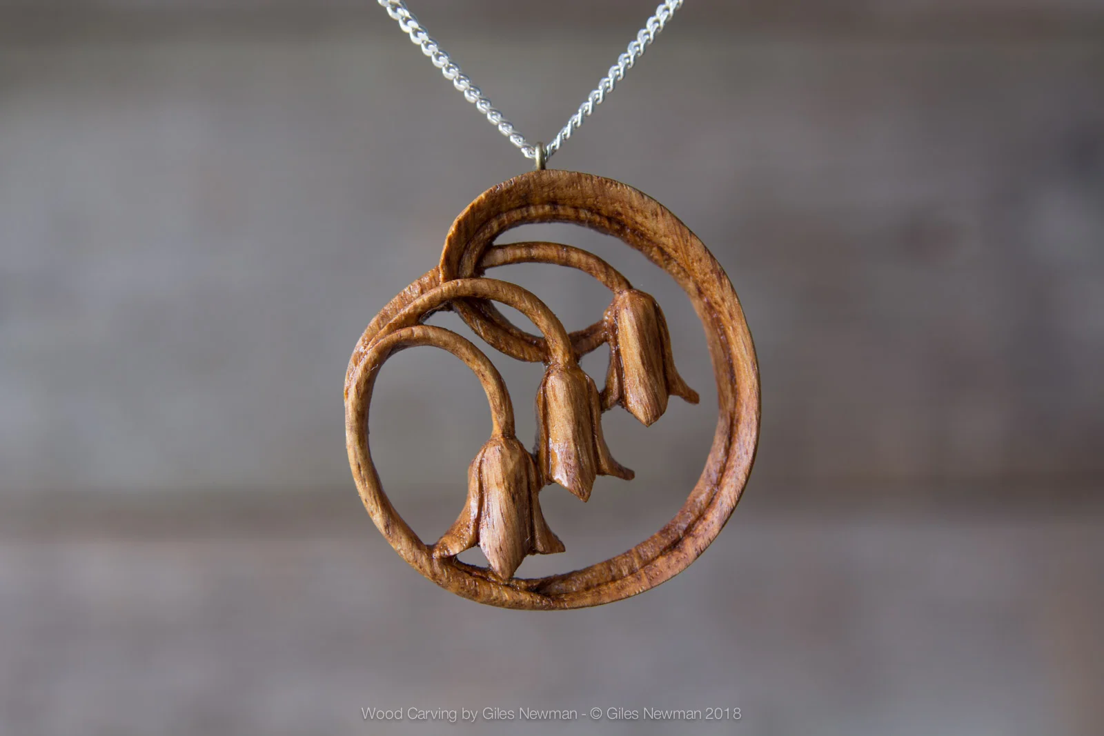 Hand Carved Wooden Jewellery — Giles 