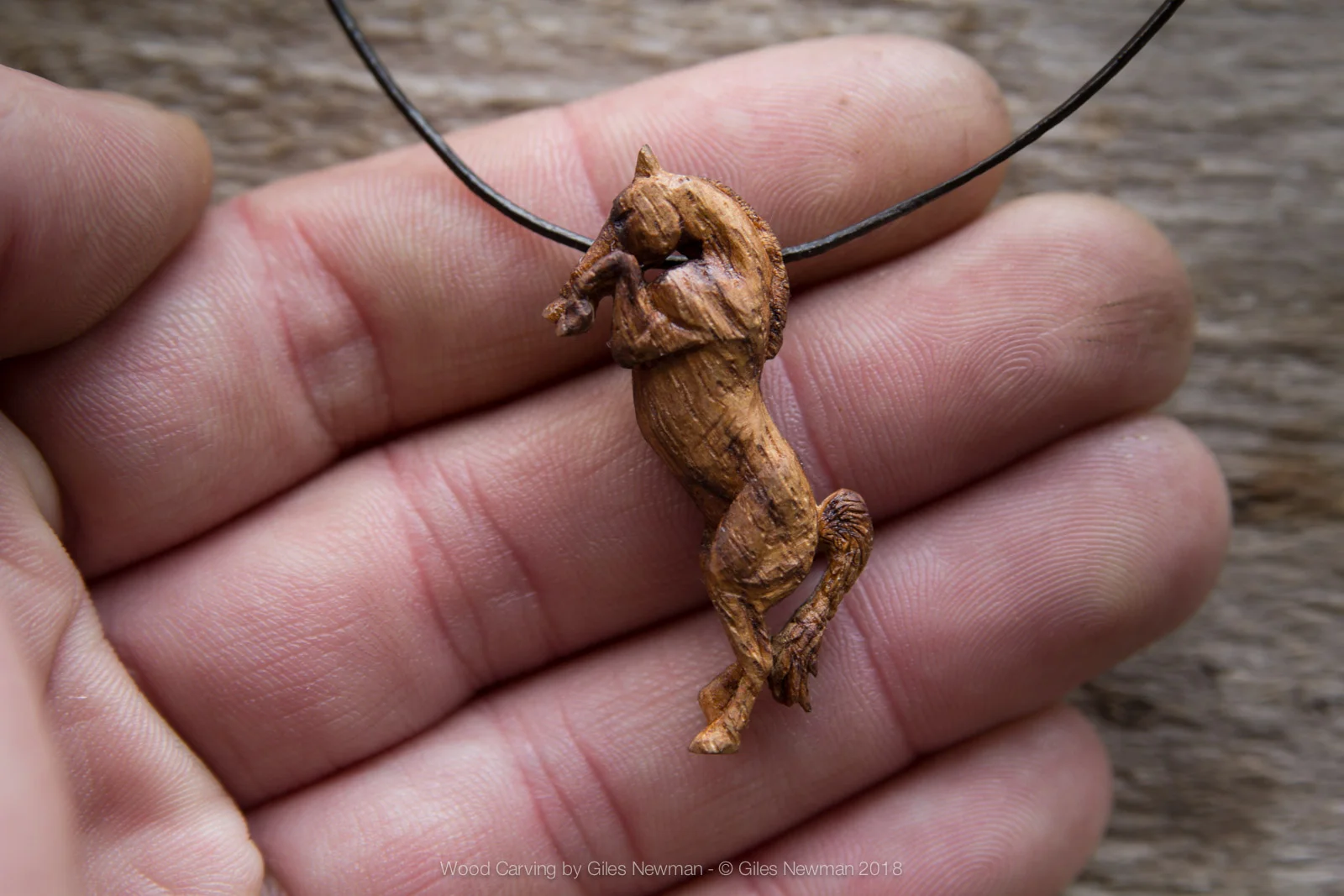 Hand Carved Wooden Jewellery — Giles 
