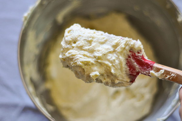 Pistachio Berry Bundt cake_batter spatula.jpg