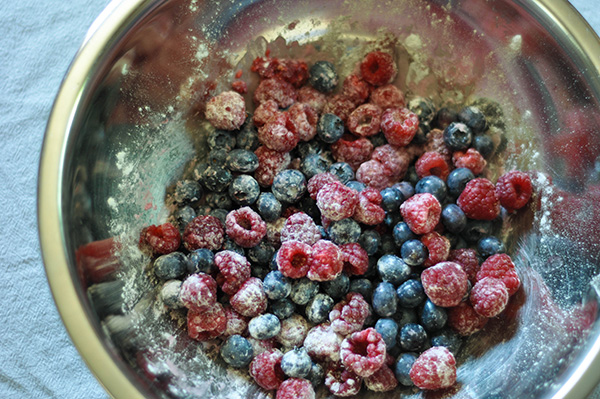 Pistachio Berry Bundt cake_flour berries.jpg