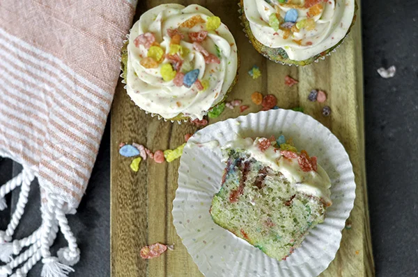 Fruity Cereal Funfetti Cupcake_Cut Open_Overhead.jpg