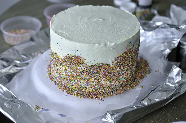 Strawberry Birthday Cake_while decorating.jpg