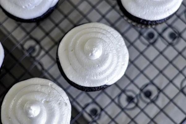 Chocolate Ghost Cupcakes_overhead naked swirl.jpg