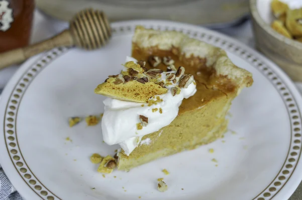 Pecan Honeycomb Buttermilk Pumpkin Pie_Perfect Slice above angle.jpg