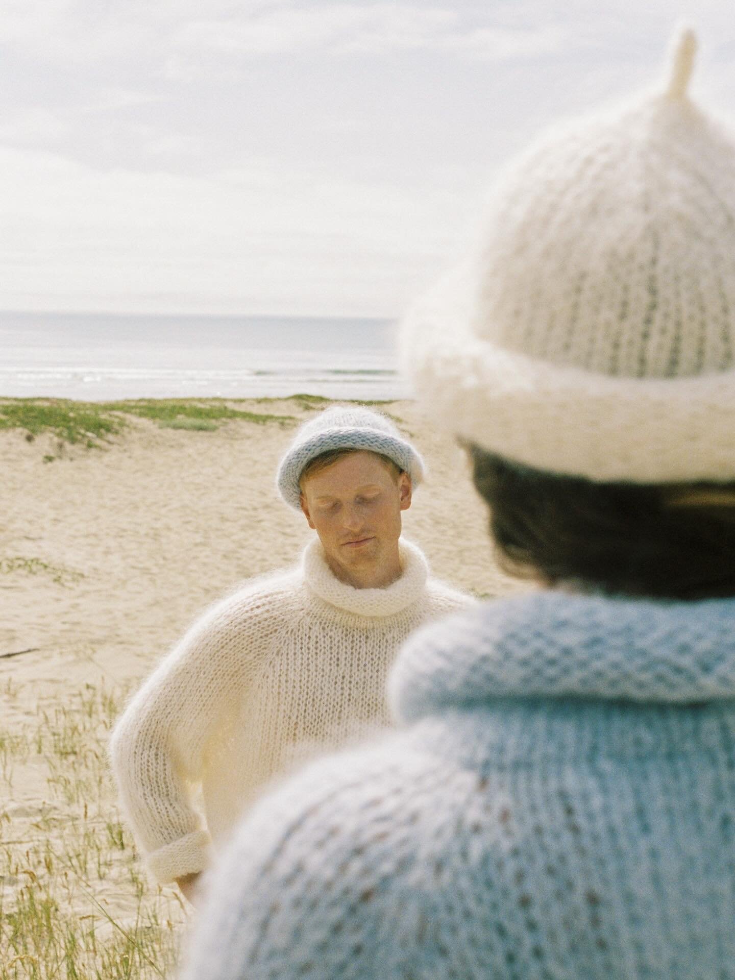 The Roul&eacute; Sweater and hat, as well as the Maud hat, knitting patterns are all now available on the For the Knitter page. You&rsquo;ll also find Katia Ingenua, the long mohair yarn I use to knit these products, available to purchase so you can 