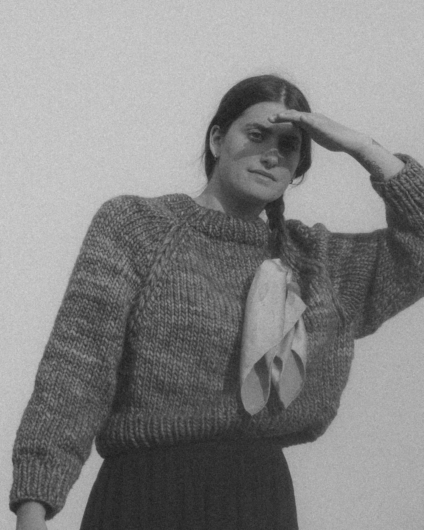 The Iona Sweater. Inspired by braid work. Its raglan seams are &ldquo;braided&rdquo; to symbolize that which binds us together.

Our humanity.
Our connection to nature.
Our empathy.
The cycles of life.
Our shared griefs.
Compassion.
Our ties to other