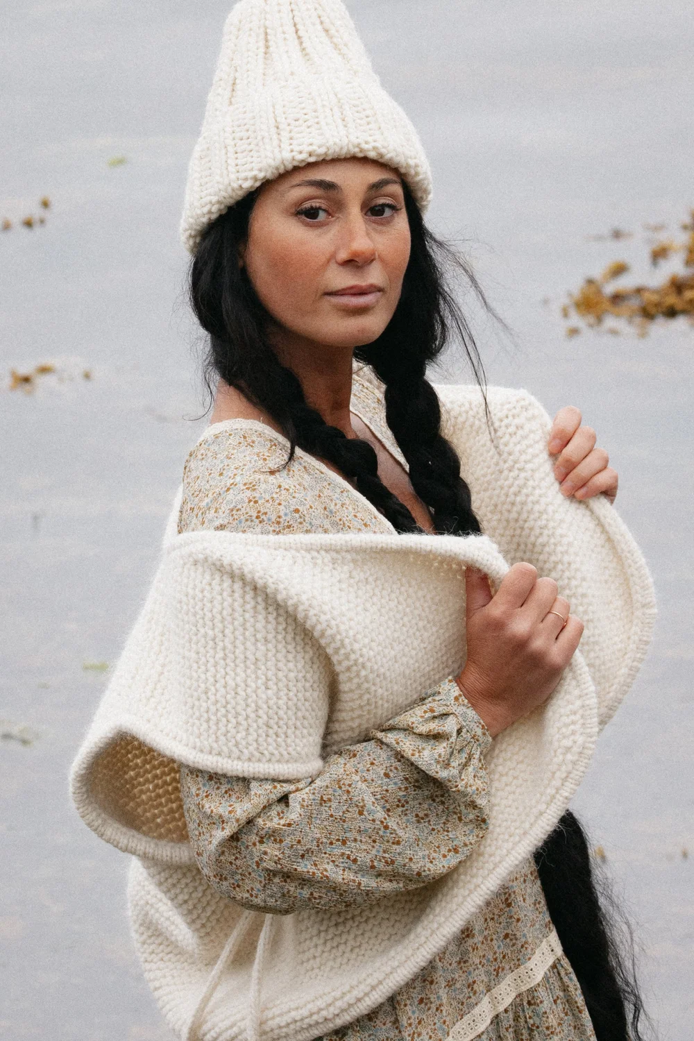 Olann Handmade Heron Hand Knit Hat — Olann display picture 2