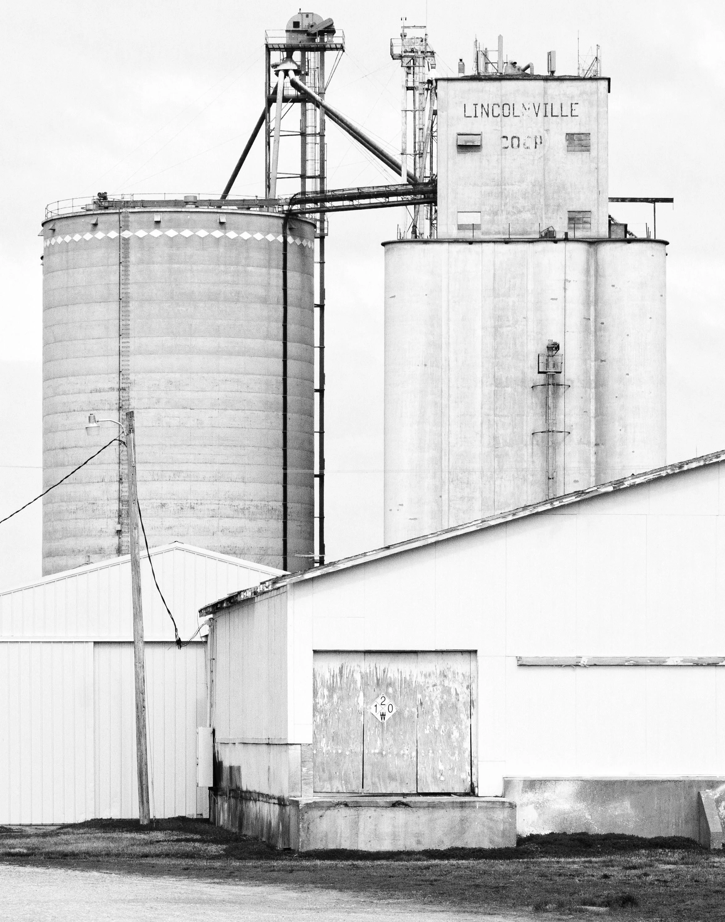 Central Kansas grain elevators — Mark Maine photographer