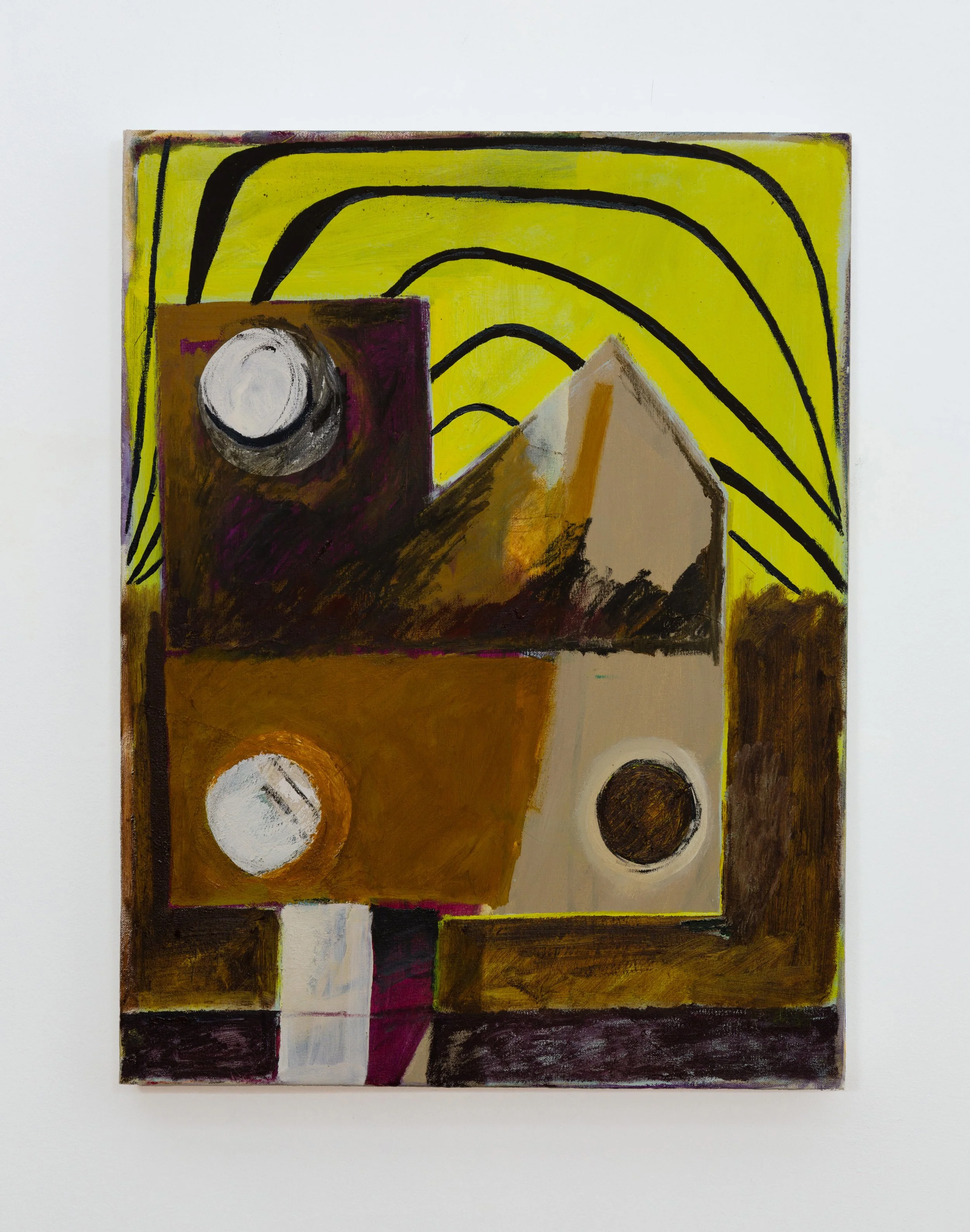  Brainwaving  2019
Acrylic and oil on canvas. 60x46cm