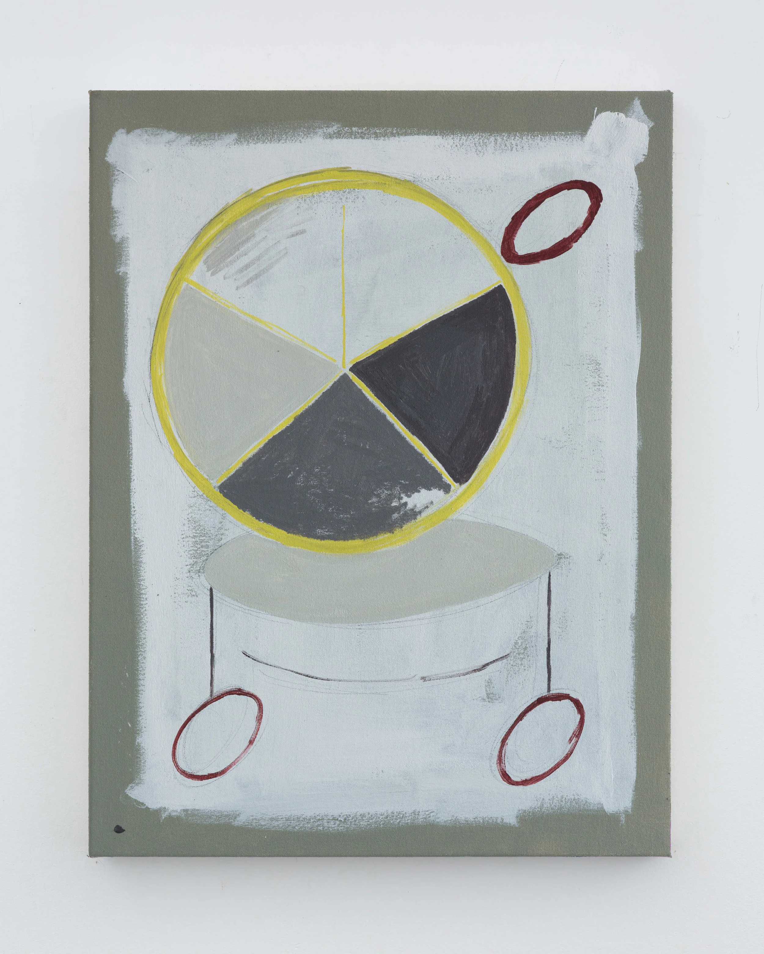 Slim To None 2019 Acrylic on canvas 60x45cm