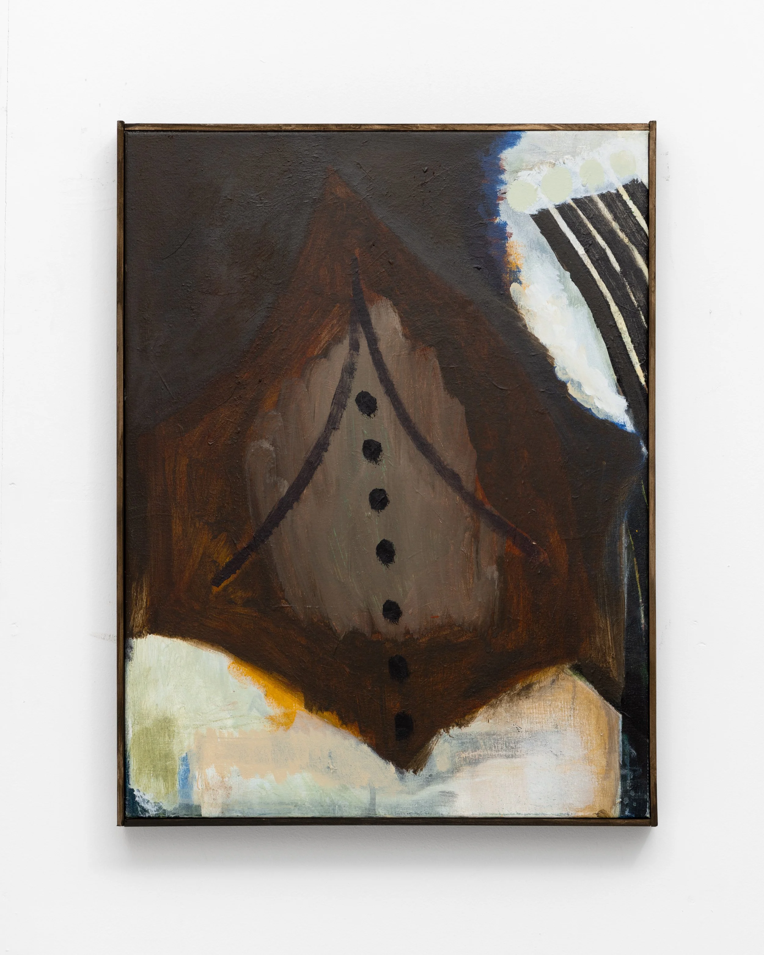  But We Do Need the Words   2021-26
Acrylic and flashe canvas with artist frame. 61.5x49cm