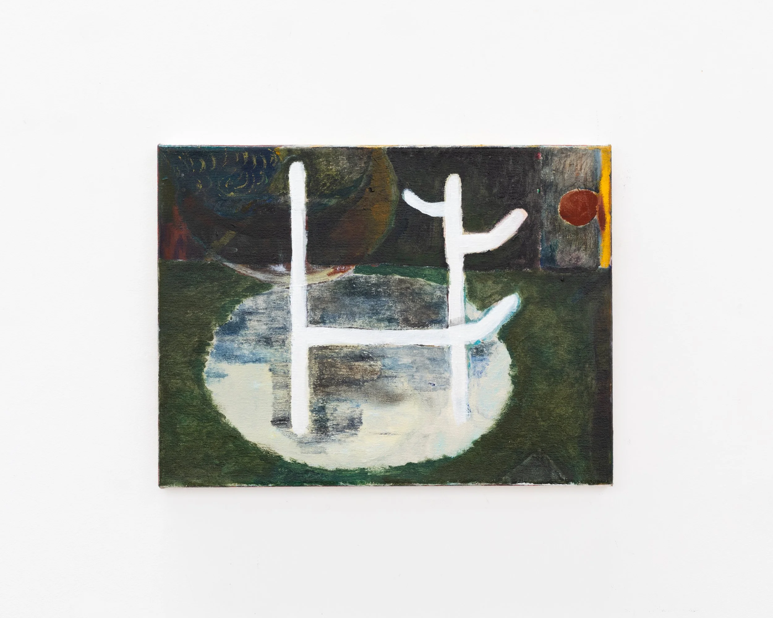  Not Enough Almost  2023-24
Acrylic and flashe on canvas. 30x40cm