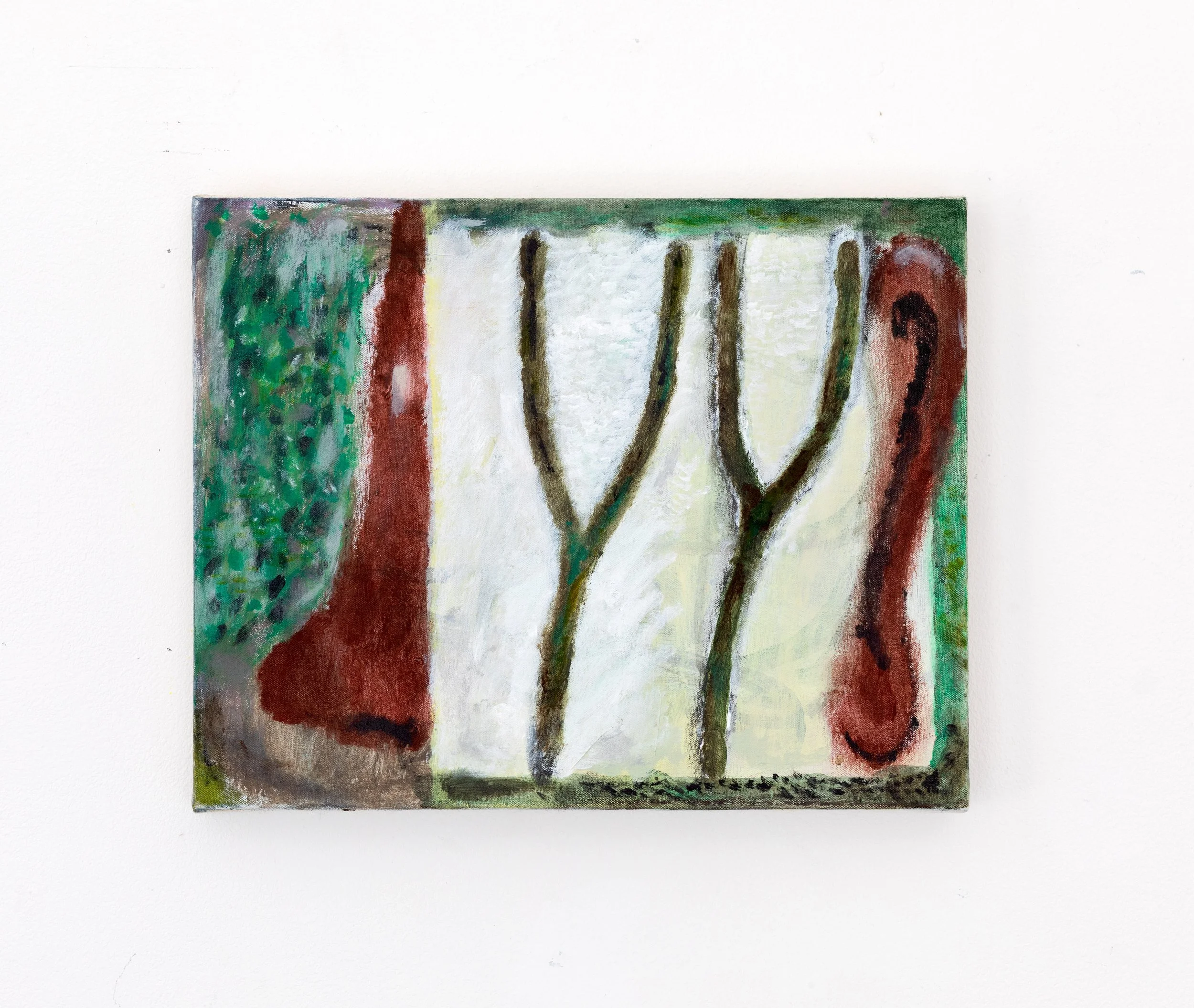  Prophetic Perfect Tense  2023-24
Acrylic and flashe on canvas on panel. 30x40cm