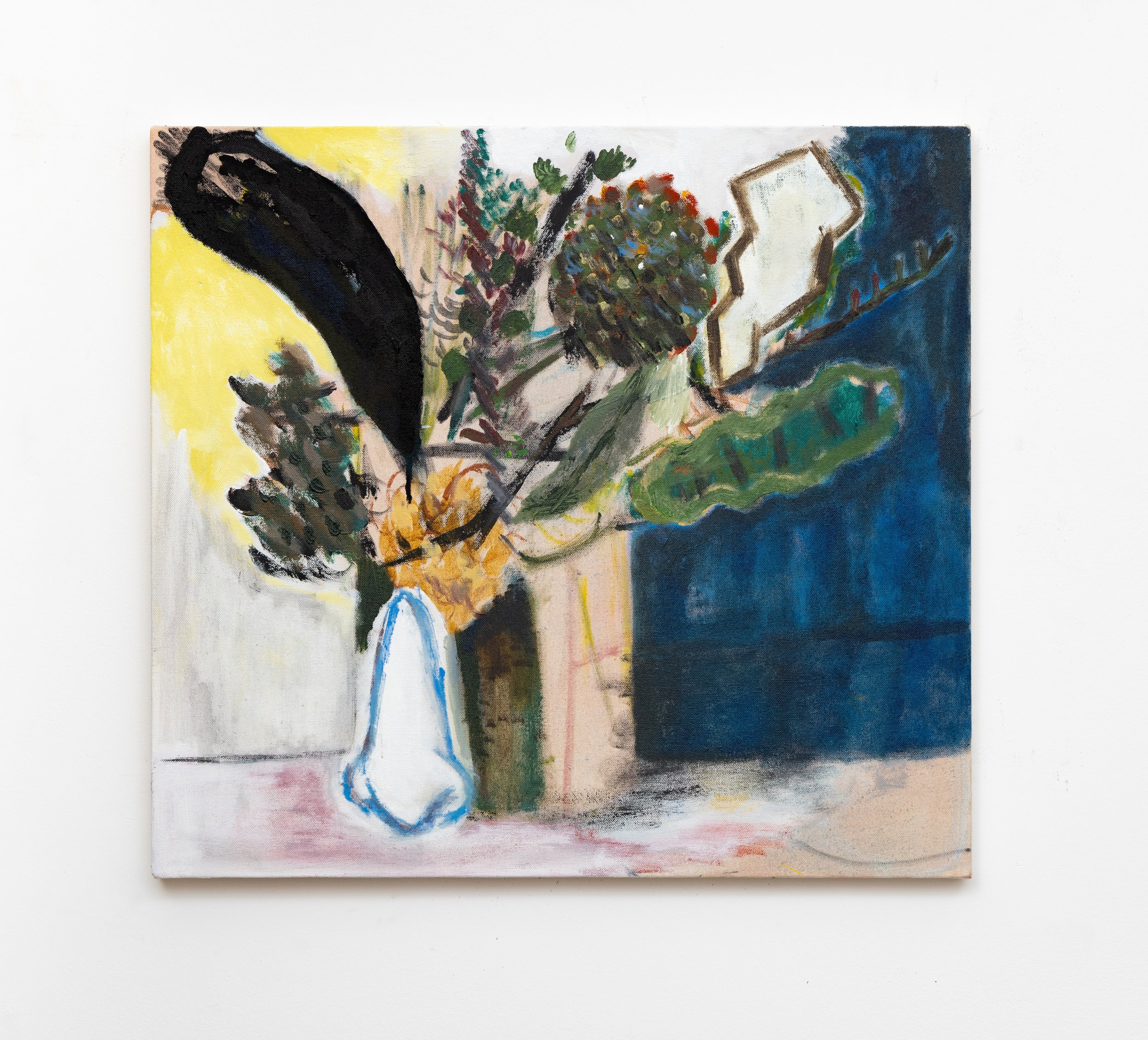  Plenty of Later   2025
Acrylic and flashe on canvas. 56x61cm