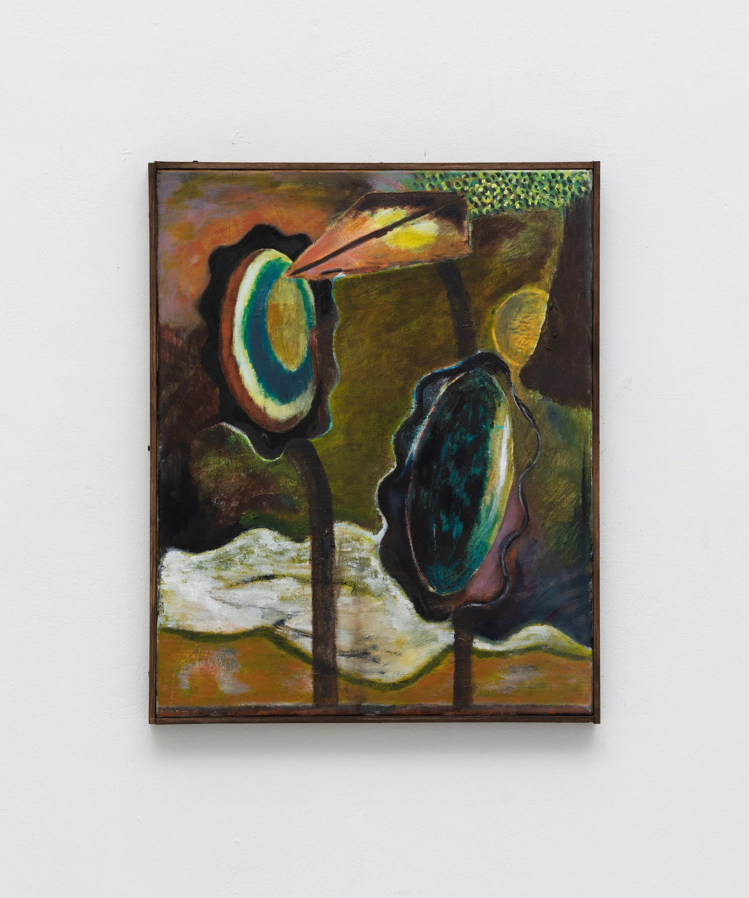  Clockmove   2021-23
Acrylic and flashe on canvas with artist frame. 50x40cm