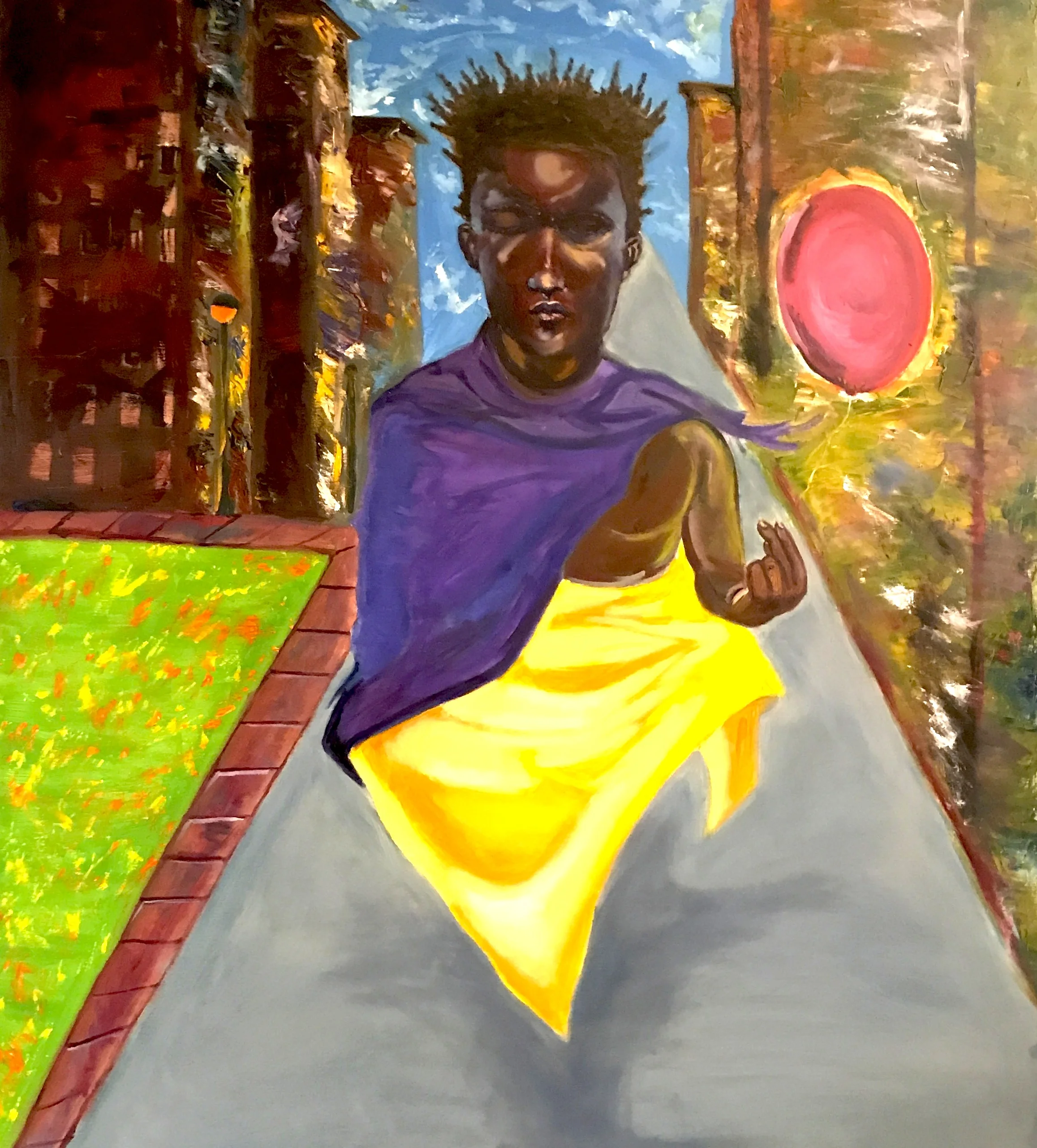 Miah Juantaine is an African American artist that has been featured in different galleries and art shows. Born Jamiah Juantaine Calvin, he grew up on the west side of Chicago where he painted and drew a lot as a child to stay out of trouble in the neighborhood where he lived. His first job was an art apprentice at Gallery 37 at the age of 14. As he got older his love for art has become stronger. He now attends Northern Illinois University where he is working on his Bachelor of Fine Art. He is skilled in mediums such as charcoal, pastel and oil painting which happens to be his favorite. His style is a mixture expressionism and surrealism. Miah's goal is to capture deep emotion within the viewer of all his pieces by narrating an unwritten story through his art. 