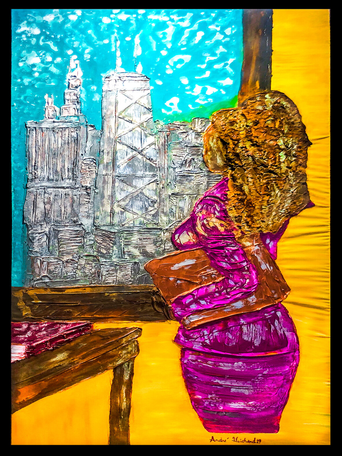 Office with a Corner View