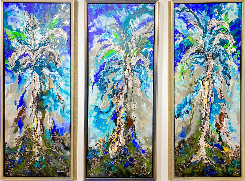 Palm Tree I, II, III