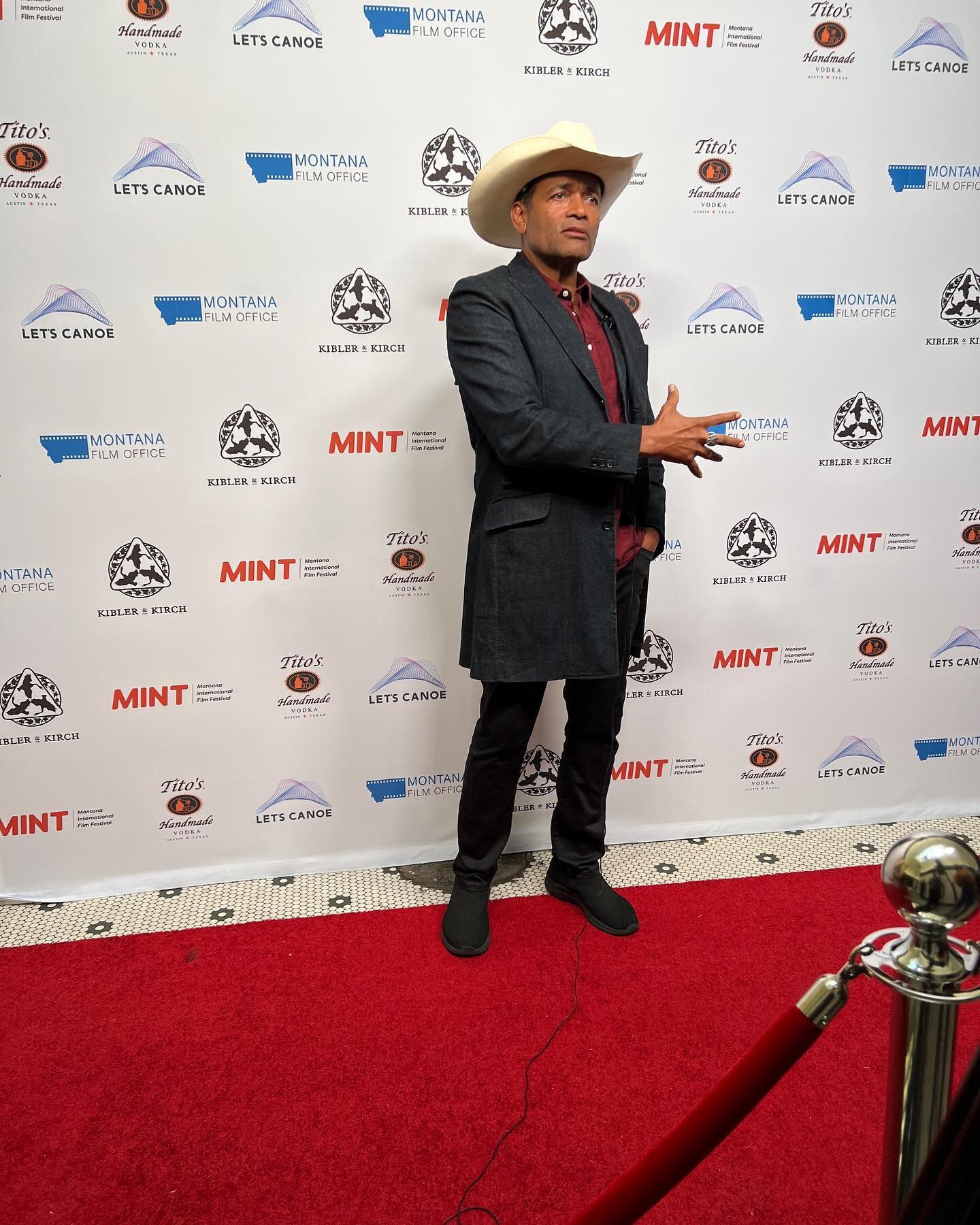 Mario Van Peebles on the red carpet! @mariovanpeebles #mintfilmfestival #filmfestival