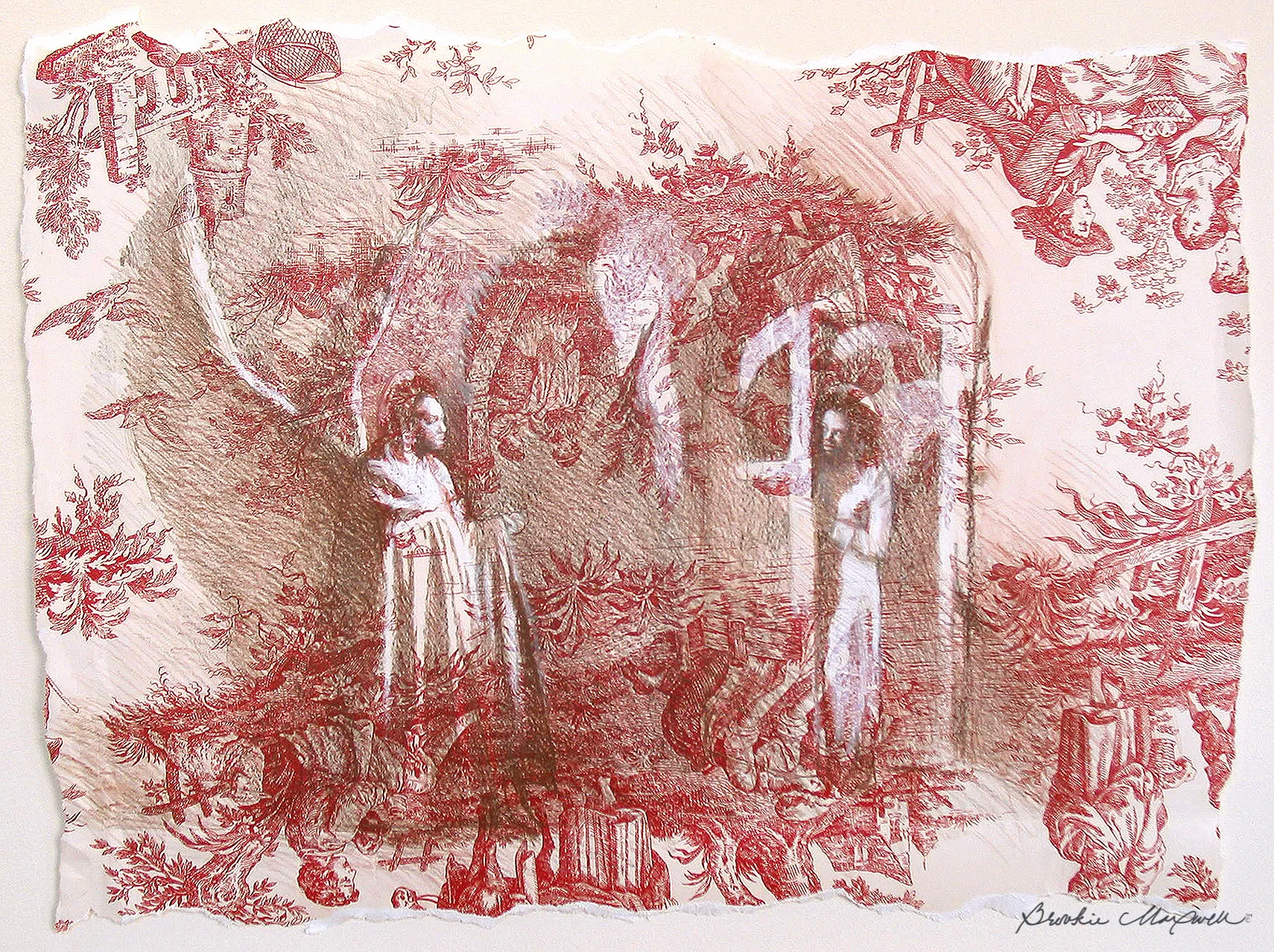 <b><i> Study for The Annunciation II</b></i>