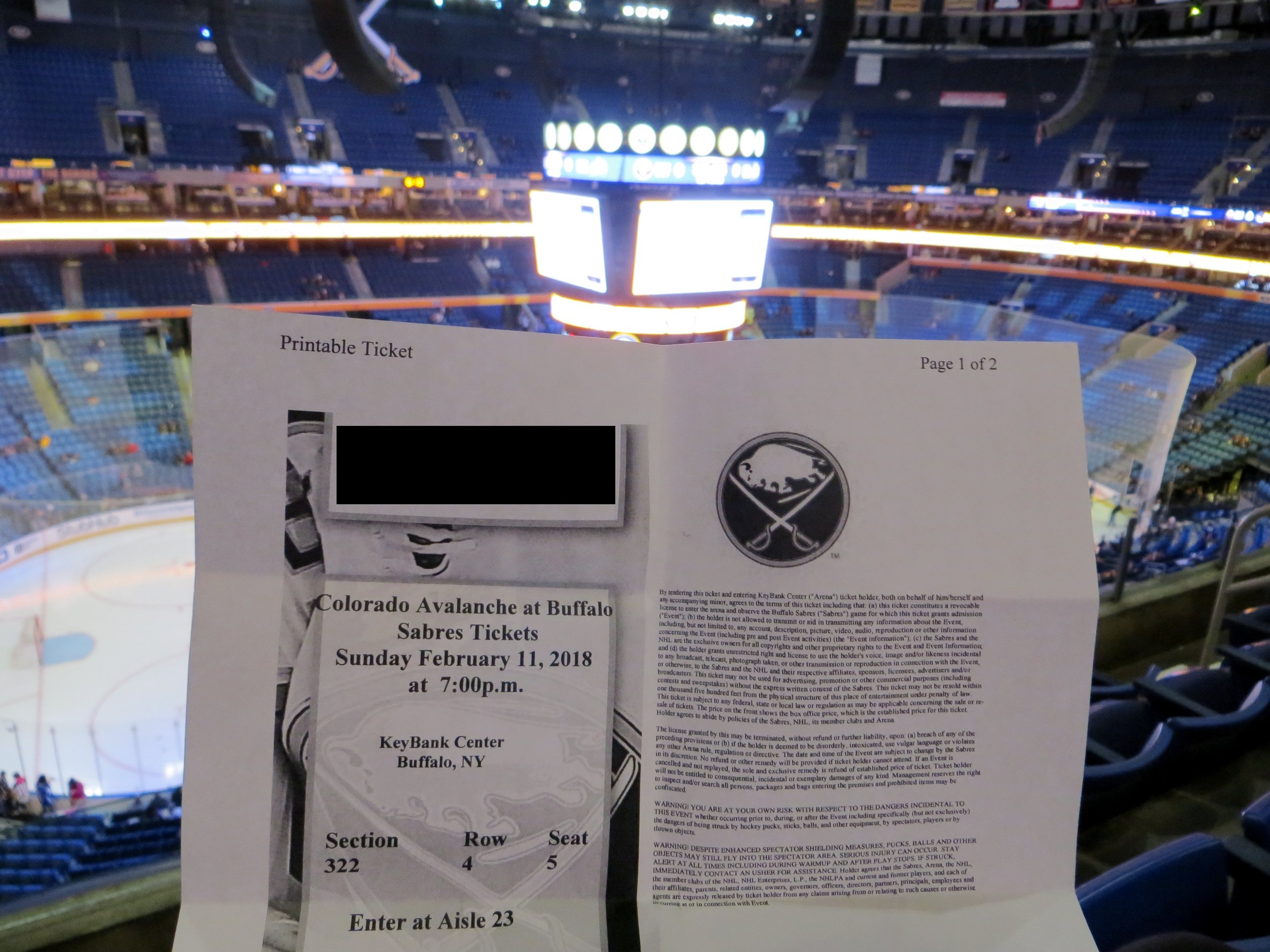 buffalo sabres tickets