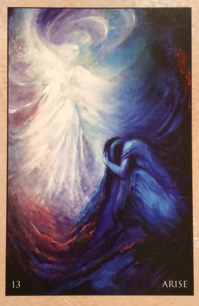 Arise, from the RUMI Oracle Card deck, by Alana Fairchild, Artwork by Rassouli