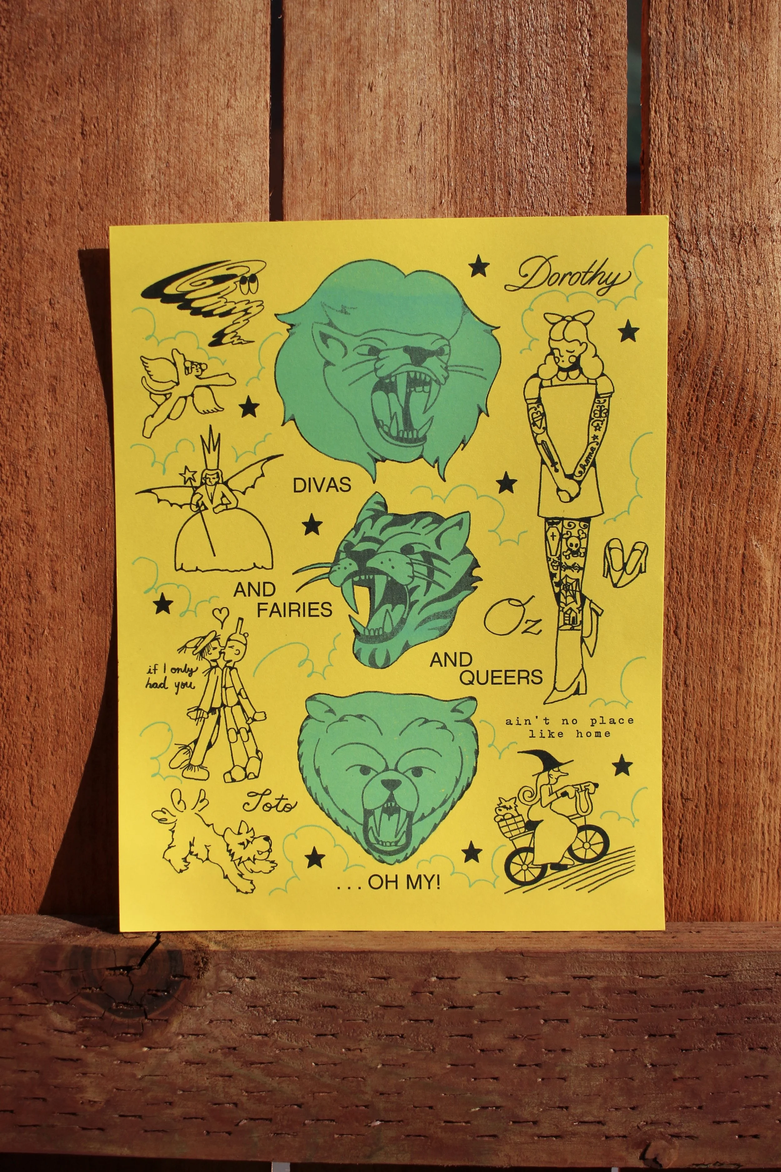 Wizard of Oz Riso Print