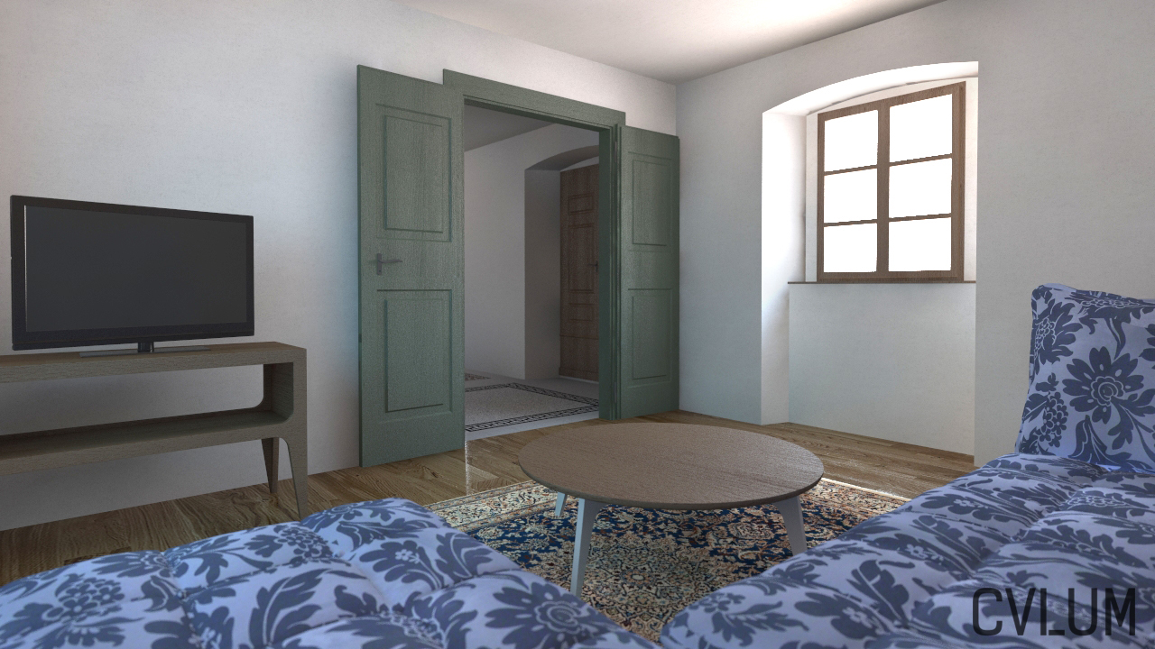 Groundfloor room after (new living room)