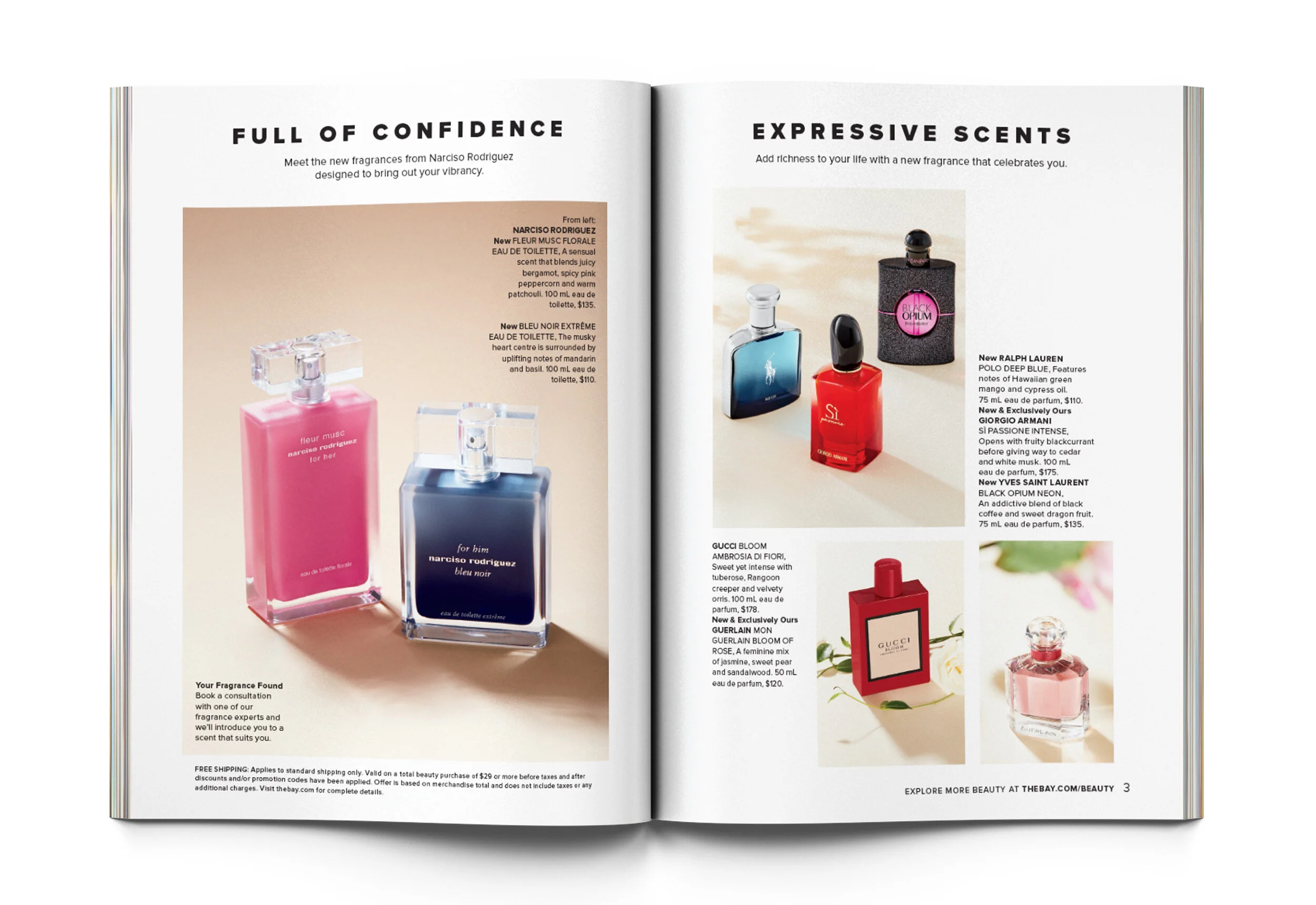 gucci bloom hudson bay