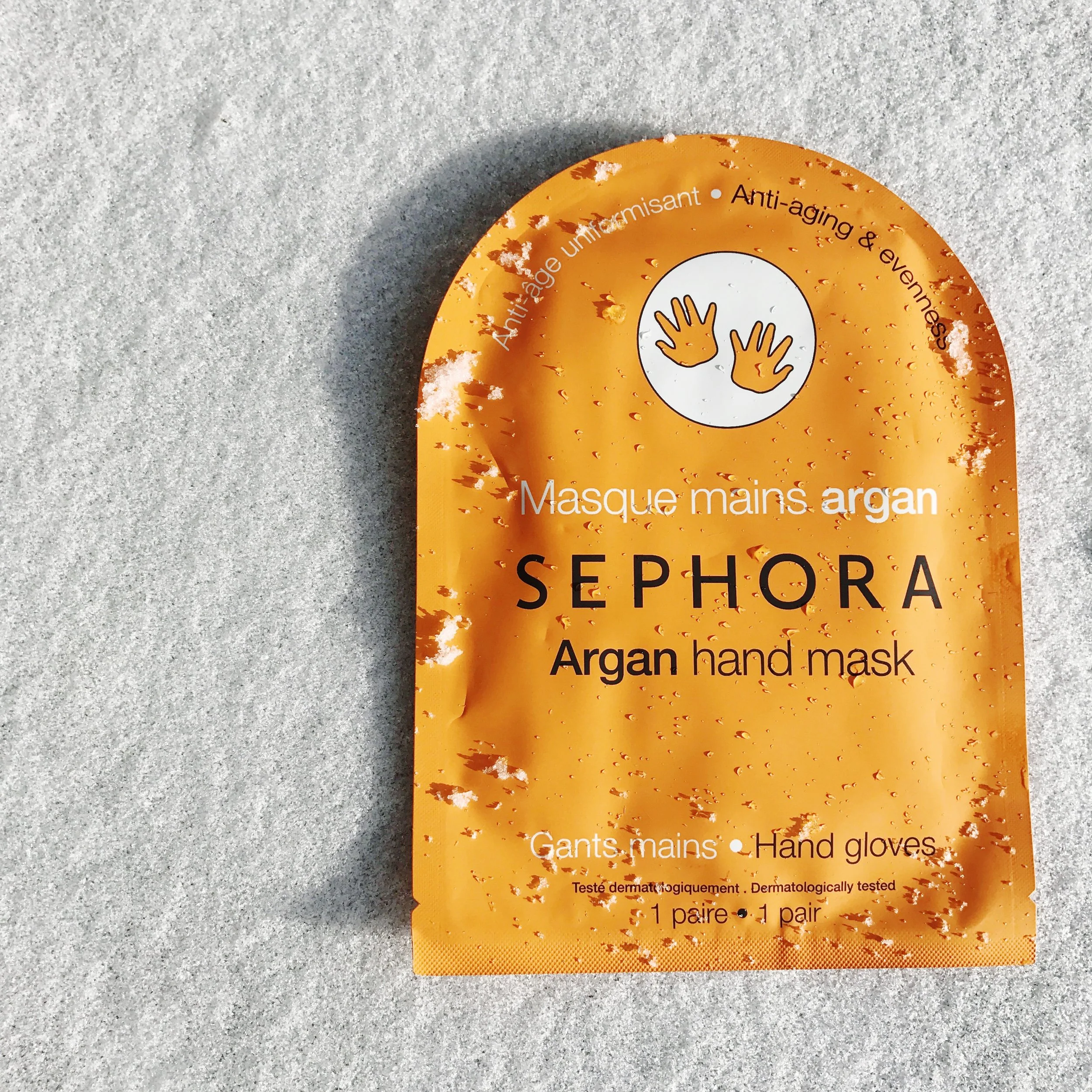 Tried & Truth:  Sephora Argan Hand Mask