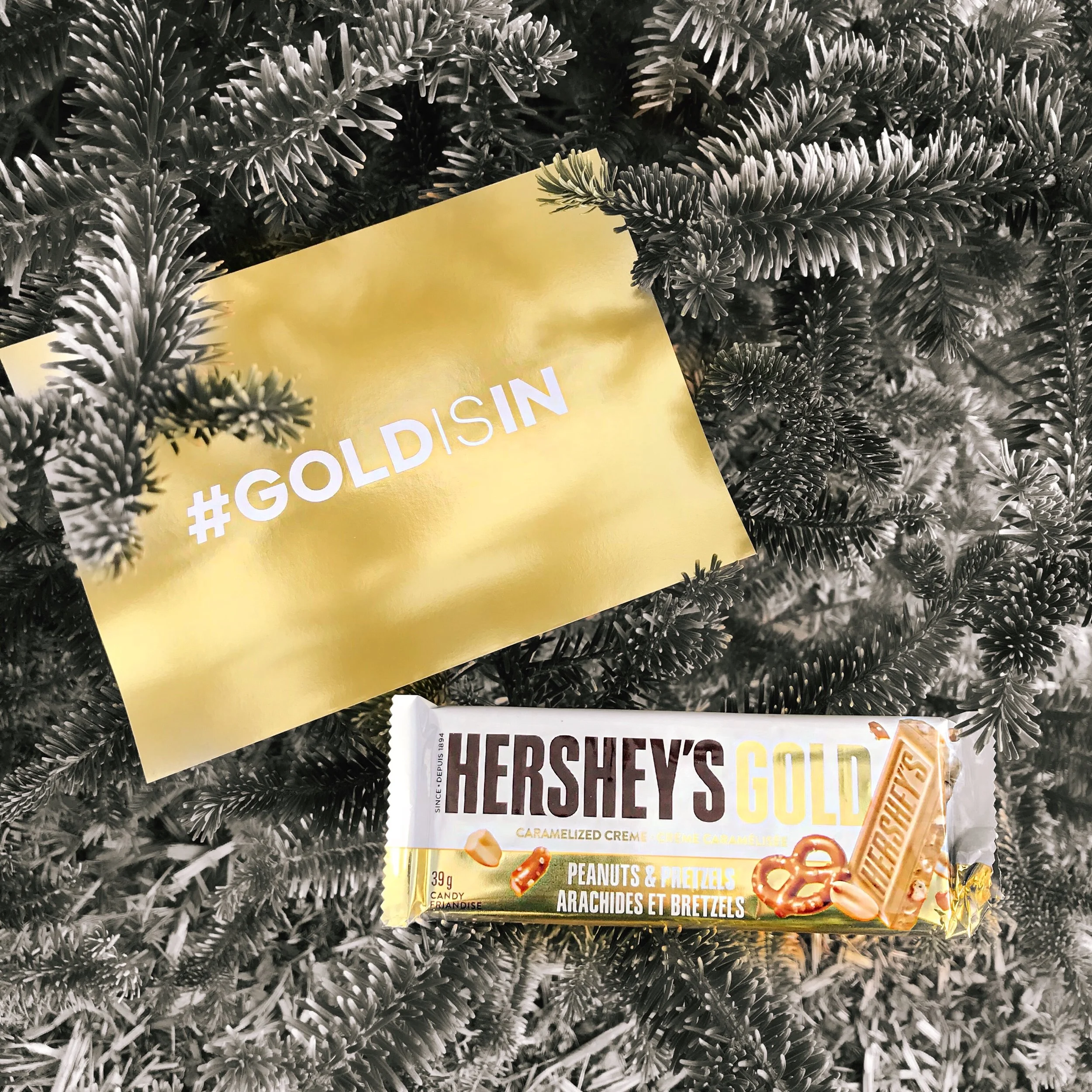 The Golden Ticket with Hershey's Gold  x Influenster