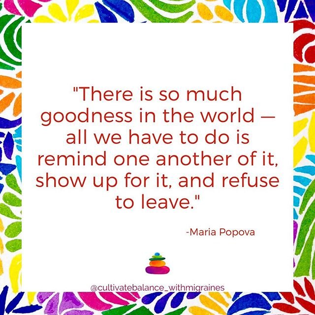 It has been a long time since I last posted on here!

But the world is a pretty crazy place right now, so it felt like the right time to pop back on and repost this quote from a while back.

It&rsquo;s easy to lose sight of the goodness in times like