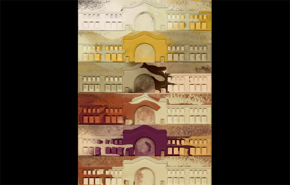 Palette applied to layers in post
