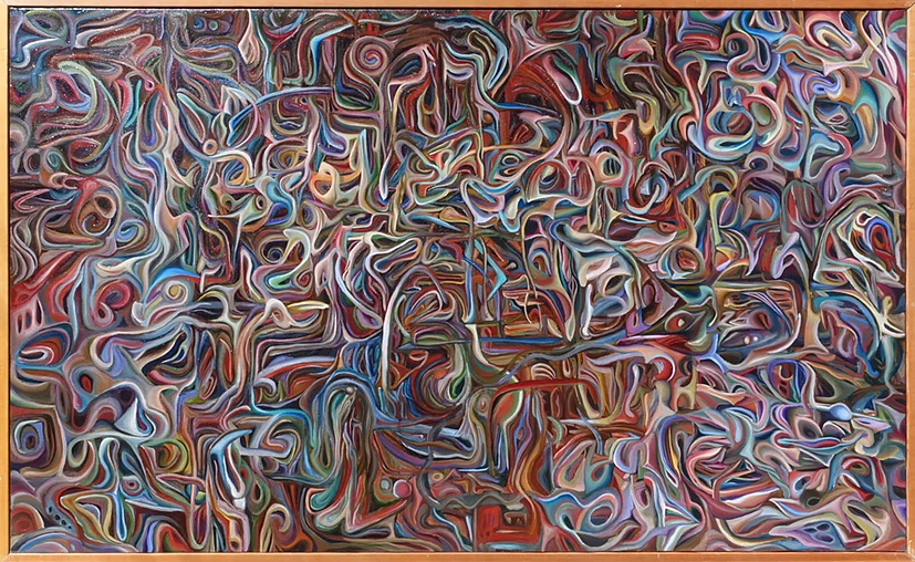 Untitled - oil on canvas - 65x40" - 1989