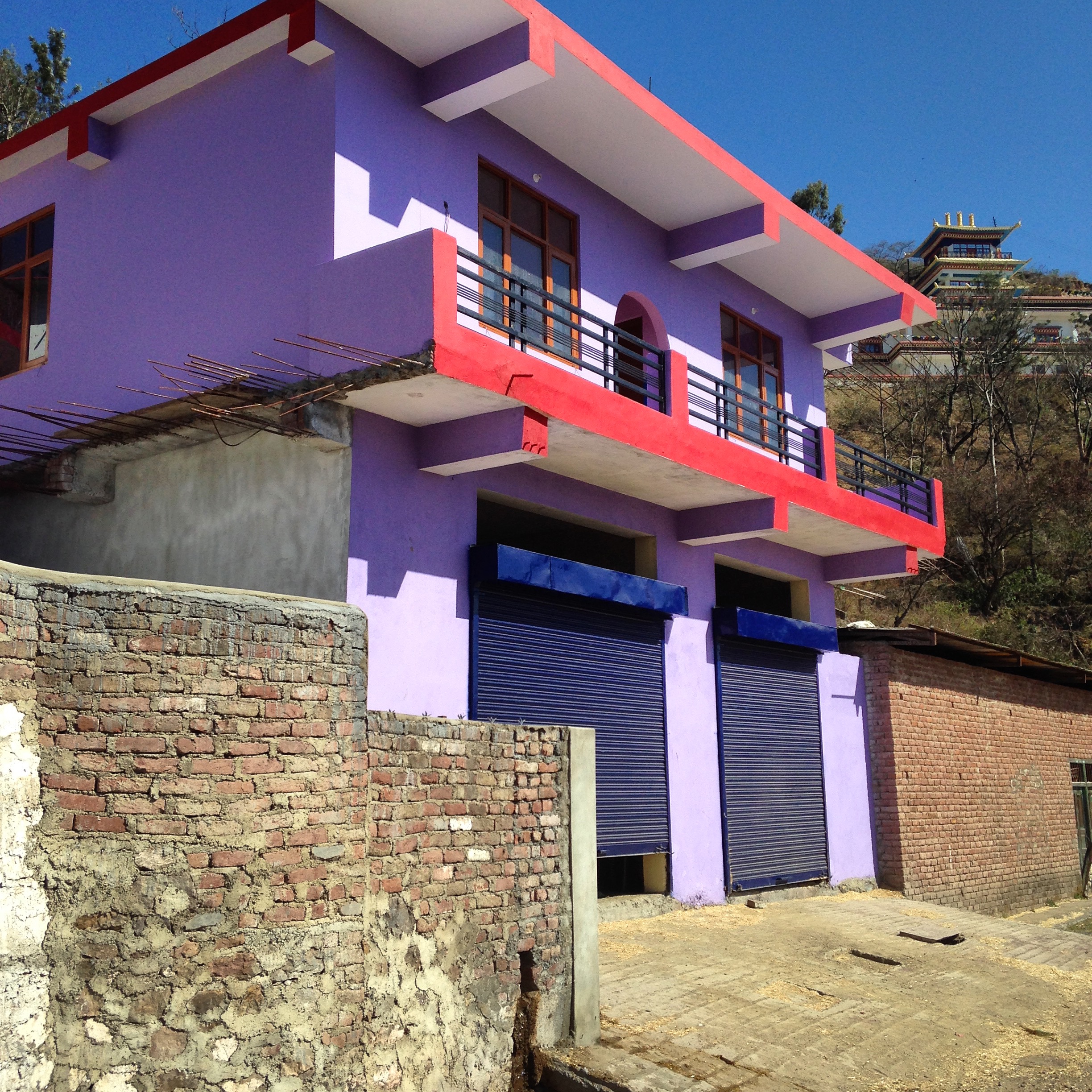 The new grainery for the Menri dairy in India.