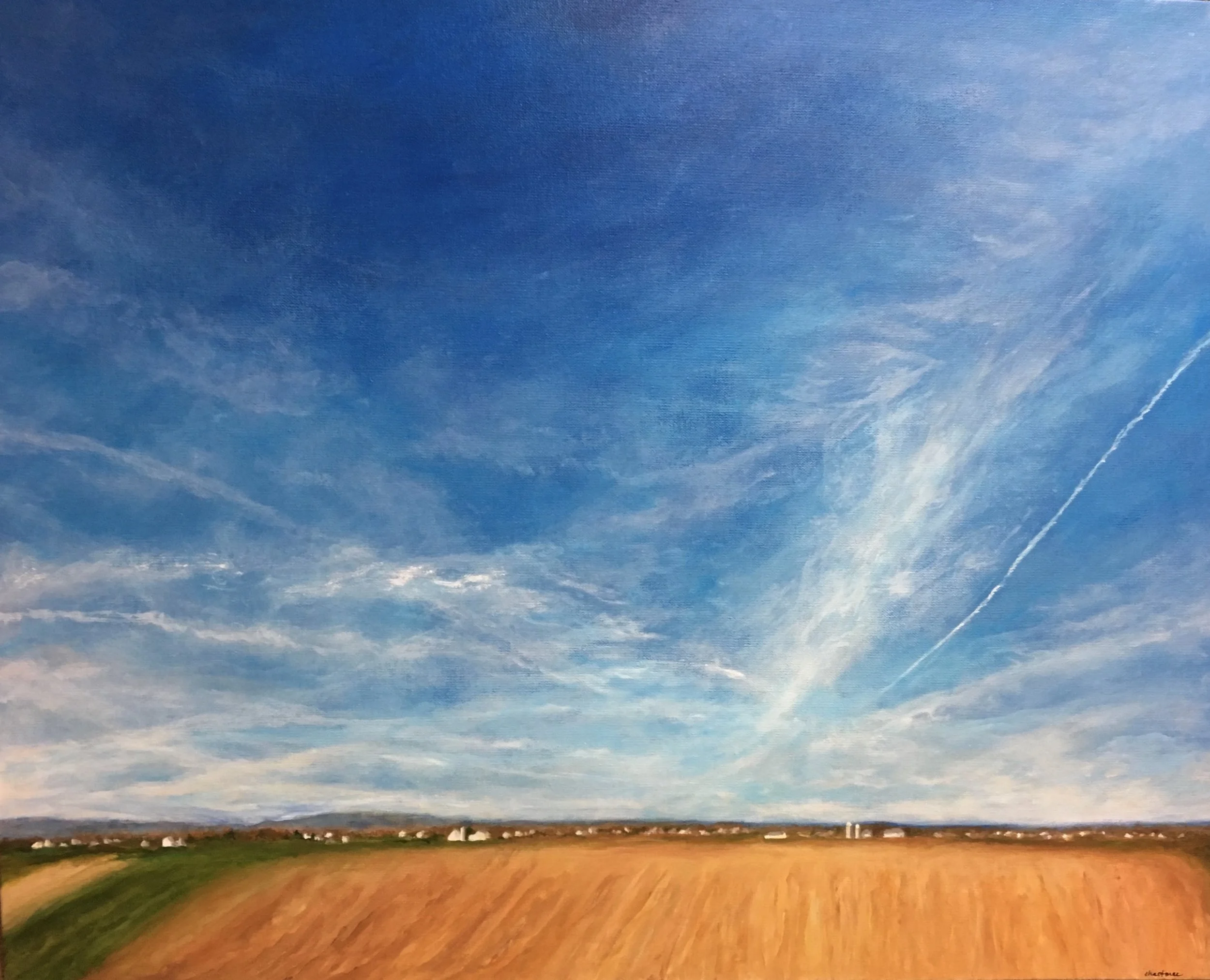 "I'm Leaving on a Jet Plane"  24x30"