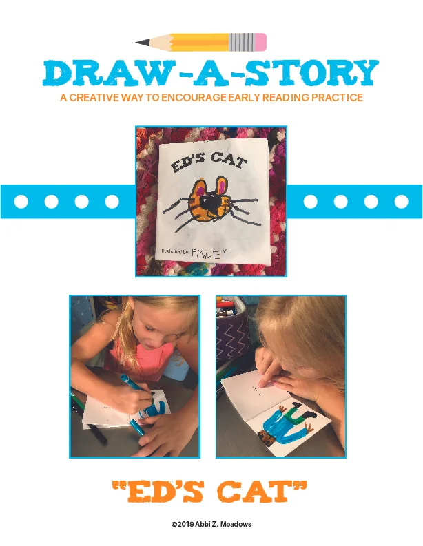Draw-a-Story Early Reader Mini Book: "Ed's Cat"