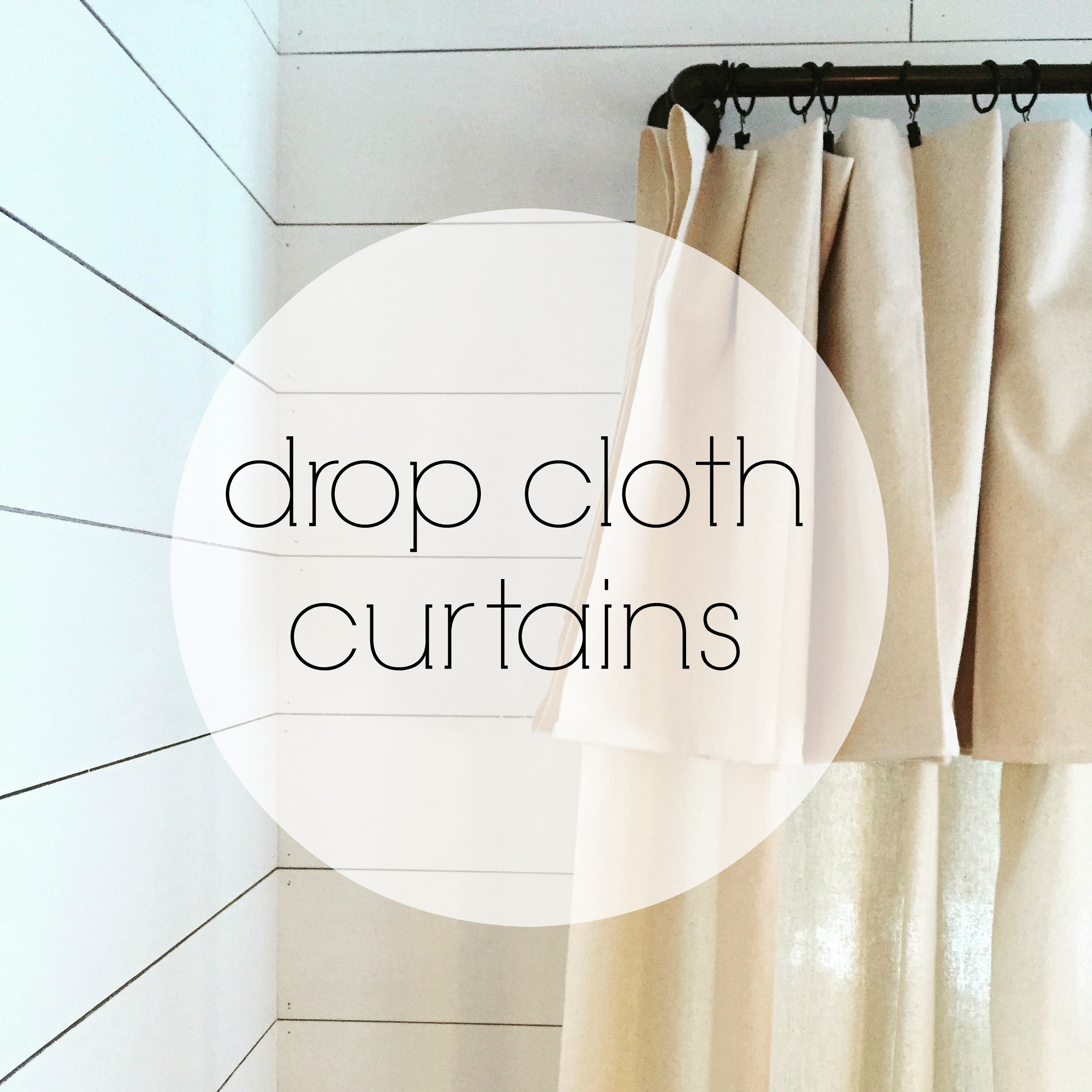 Drop Cloth Curtains Greywoodmama, Drop Cloth Shower Curtain