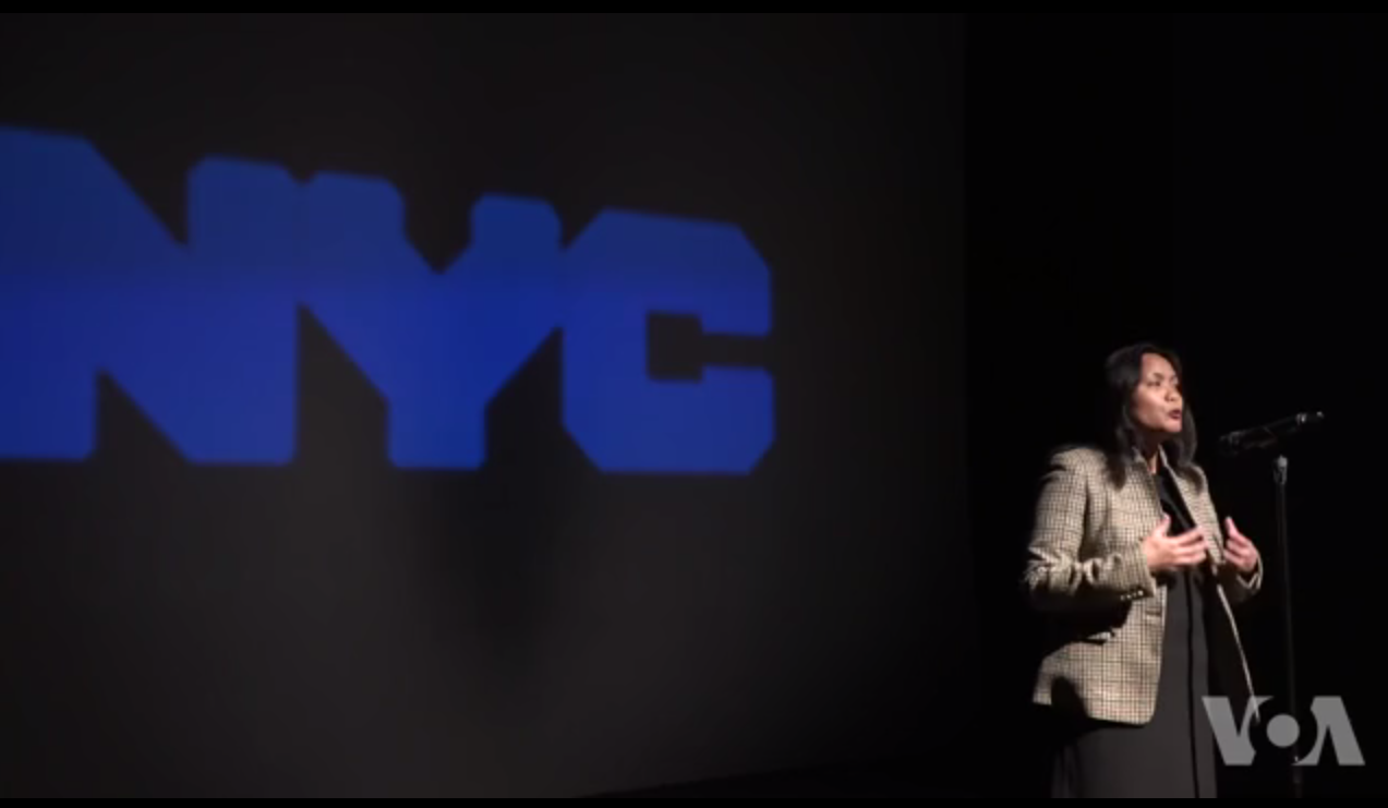 Carmelyn Malalis, NYC's Commissioner of Human Rights @ the Opening
