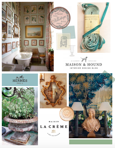 A mood board concept for home & garden brand, Marchioness.